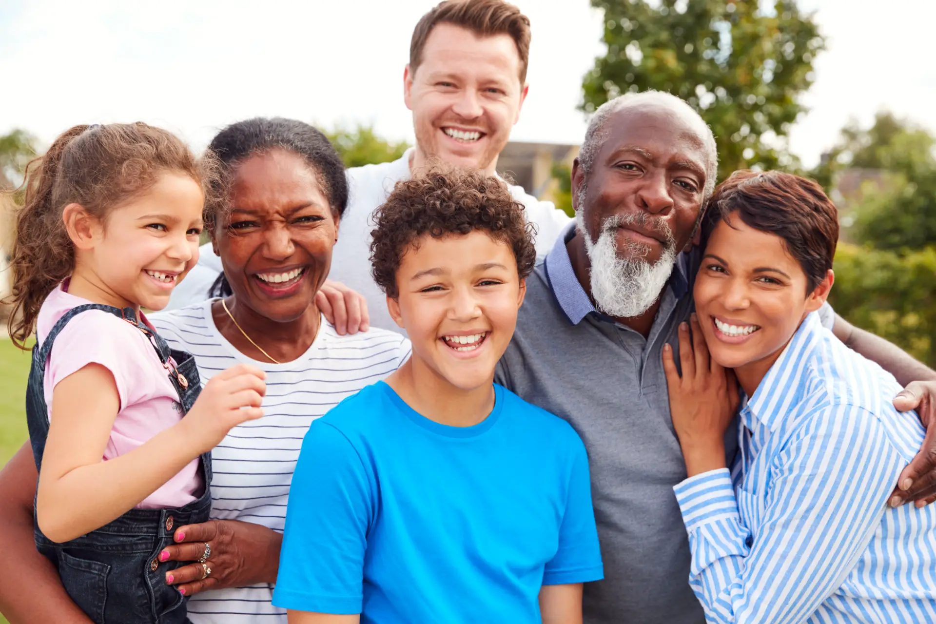 Family caring each other